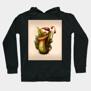 Carnivorous House Plant Pitcher Bug Eating Plant Graphic Retro Gift Hoodie